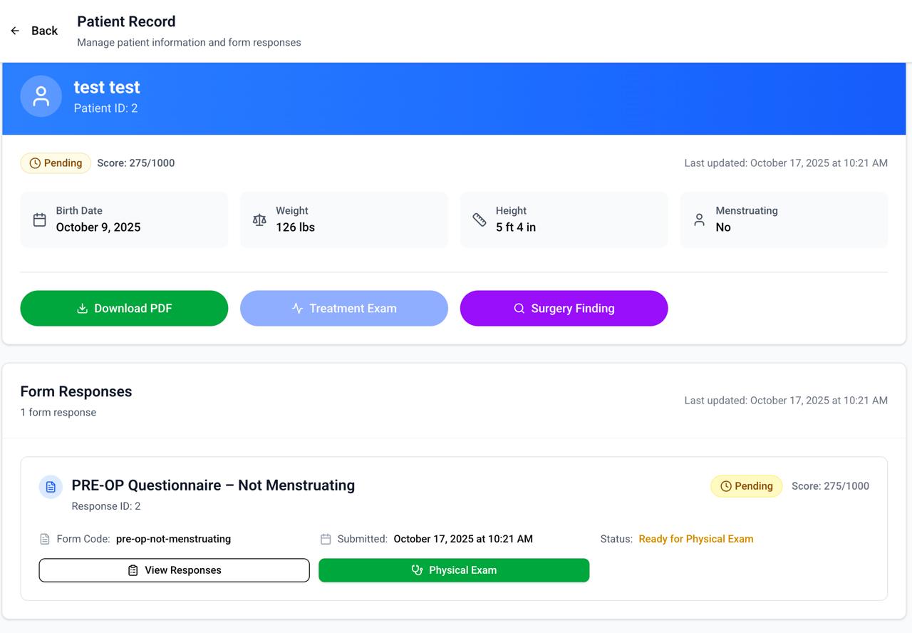 PelviQuest Clinic Features